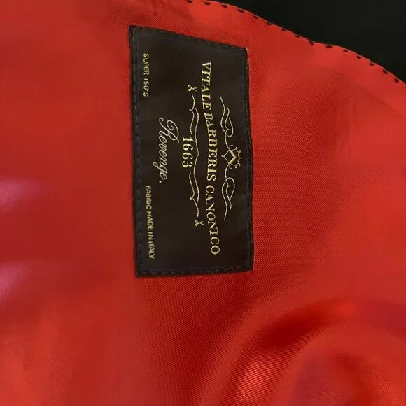 Suitsupply Sienna Revenge Vitale Barberis Canonico Charcoal Gray Suit size 42r - Picture 4 of 8